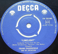Frank Chacksfield & His Orchestra : Terry's Theme From "Limelight" (7", RE)