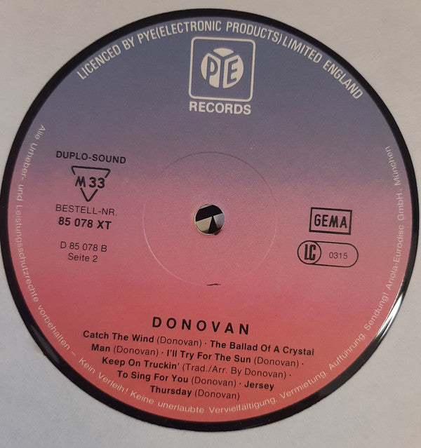 Donovan : Donovan (2xLP, Comp, RE, Pin)