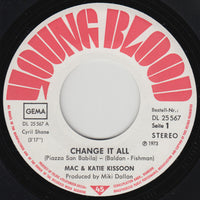 Mac And Katie Kissoon : Change It All / Bless Me (7", Single)