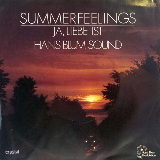 Hans Blum-Sound* : Summerfeelings / Ja, Liebe Ist (7", Single)
