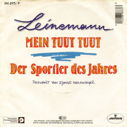 Leinemann : Mein Tuut Tuut (7", Single)