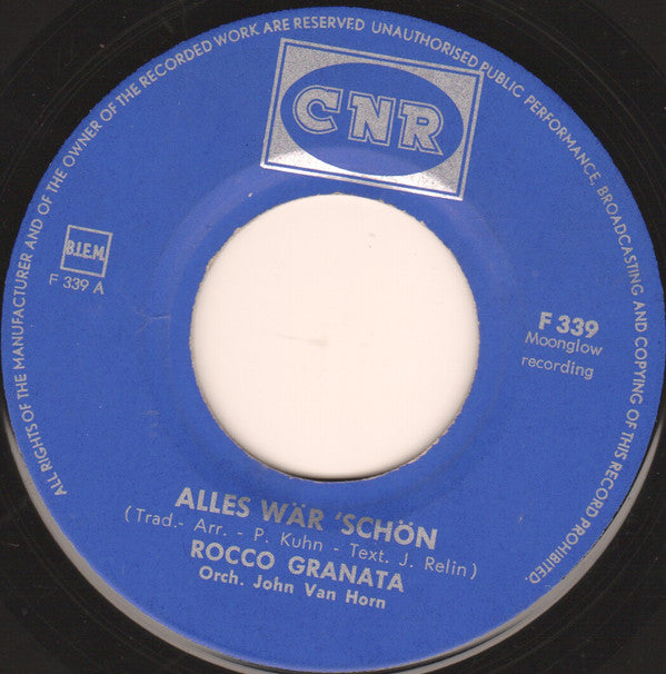 Rocco Granata : Alles Wär Schön  (7", Single)