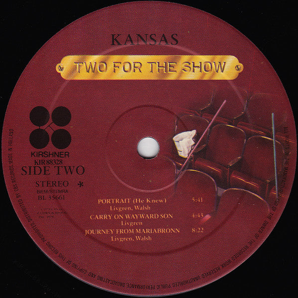 Kansas (2) : Two For The Show (2xLP, Album)