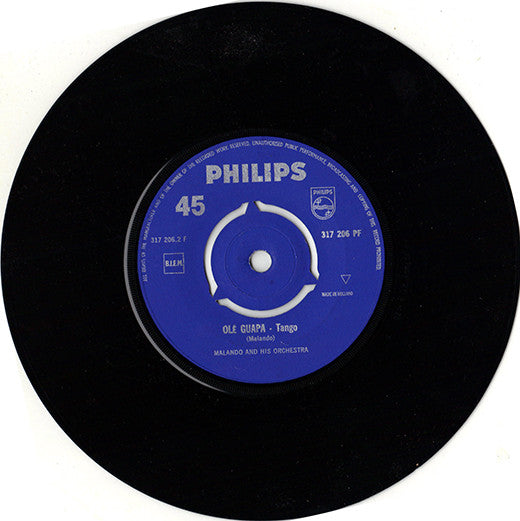 Malando And His Tango Orchestra : Guapita/Olé Guapa (7", Single)