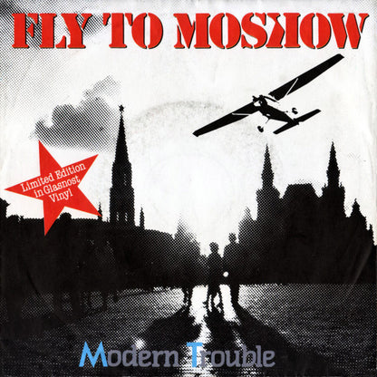 Modern Trouble : Fly To Moscow (7", Single, Ltd, Cle)
