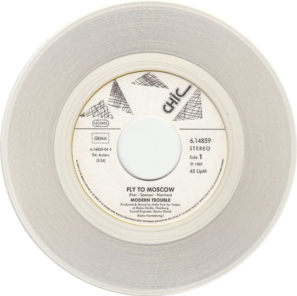 Modern Trouble : Fly To Moscow (7", Single, Ltd, Cle)