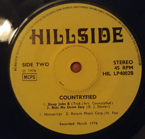 Countryfied : Countryfied (7")