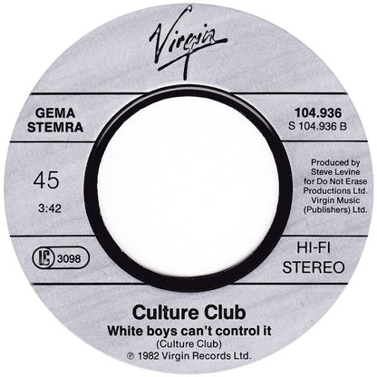 Culture Club : Time (Clock Of The Heart) (7", Single)