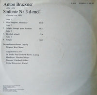 Bruckner*, Gewandhausorchester Leipzig, Kurt Masur : Sinfonie Nr. 3 D-moll (2xLP)