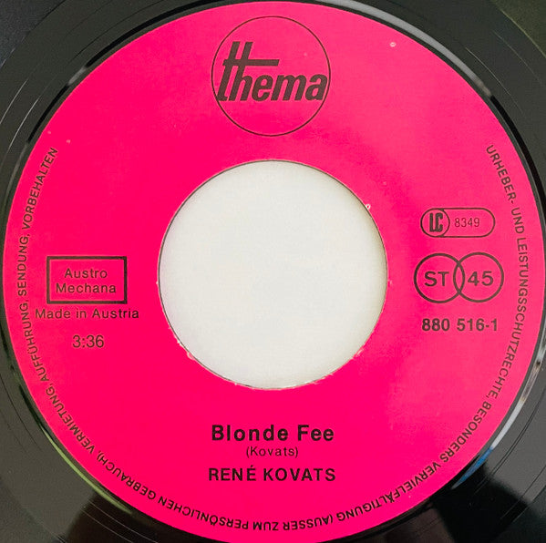 René Kovats : Blonde Fee (7", Single)