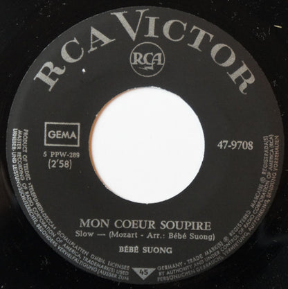 Bébé Hong-Suong : Mon Coeur Soupire / Mine De Rien (7", Single, Mono)