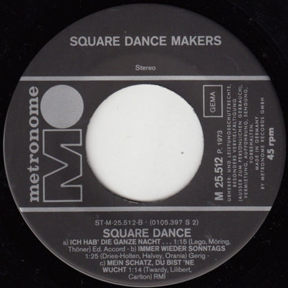 Square Dance Makers : Square Dance (7", Single)