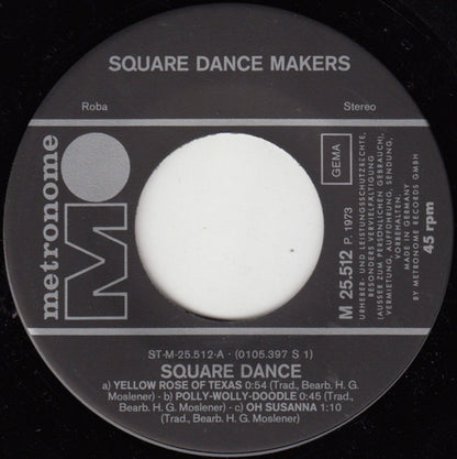 Square Dance Makers : Square Dance (7", Single)