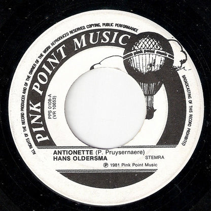 Hans Oldersma : Antoinette / Hully Gully (7")