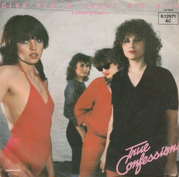 True Confessions : Give Him A Great Big Kiss (7", Single)