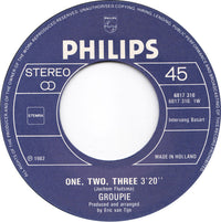 Groupie (4) : One, Two , Three (7", Single)