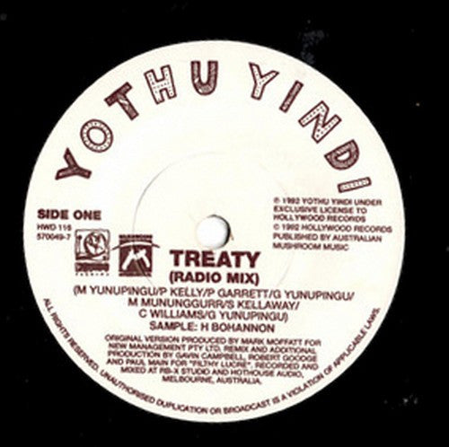 Yothu Yindi : Treaty (7", Single)