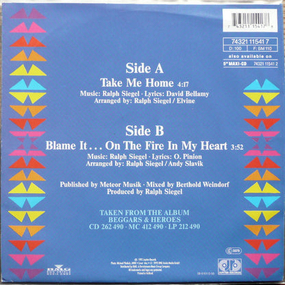 Bellamy Brothers : Take Me Home (7", Single)