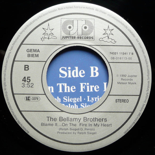 Bellamy Brothers : Take Me Home (7", Single)