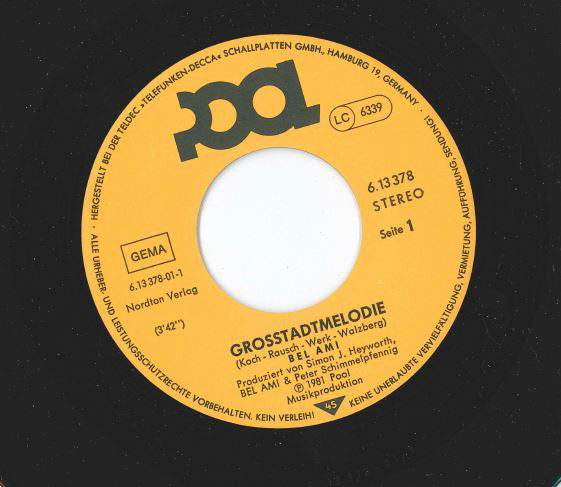 Bel Ami : Großstadtmelodie (7", Single)