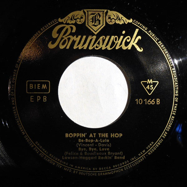 Lawson-Haggart Rockin' Band : Boppin' At The Hop (7", EP)