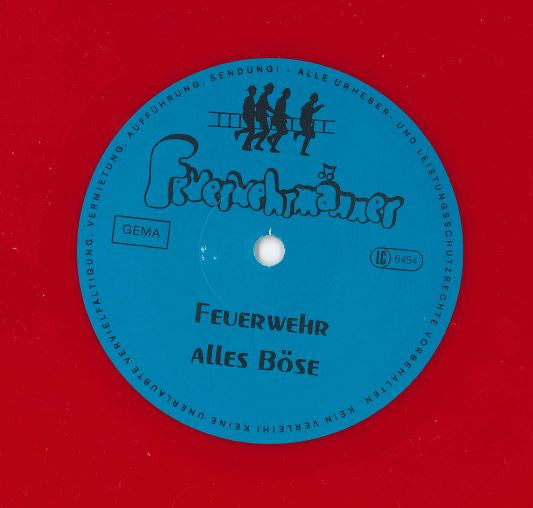 Feuerwehrmänner : Alles Böse (7", EP, Red)
