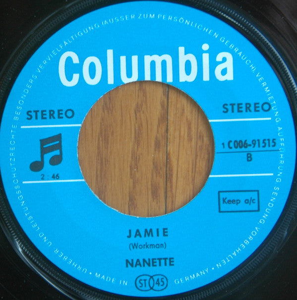 Nanette Workman : Every Night When I Cry Myself To Sleep (7", Single)