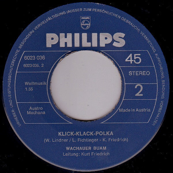 Wachauer Buam* : Ja Mir San Mit'n Radl Da (7", Single)
