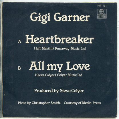 Gigi Garner : Heartbreaker (7", Single)