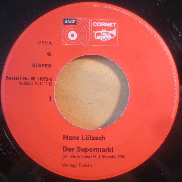 Hans Lötzsch : Der Supermarkt (7", Single)
