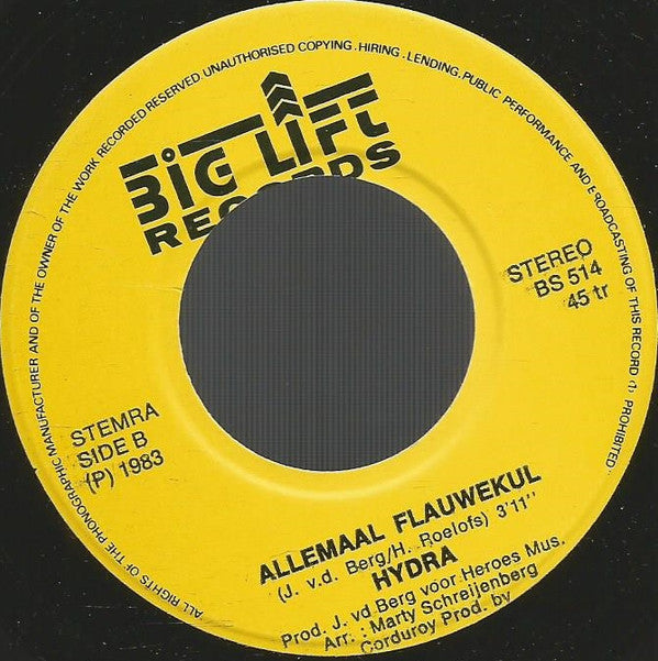 Hydra (12) : Laat Er Geen Gras Over Groeien (7", Single)
