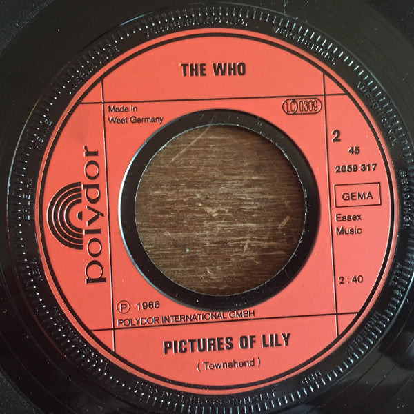 The Who : Happy Jack / Pictures Of Lily (7", Single)