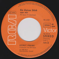 Horst Frank : Wo Sind Die Mädchen (7", Single)