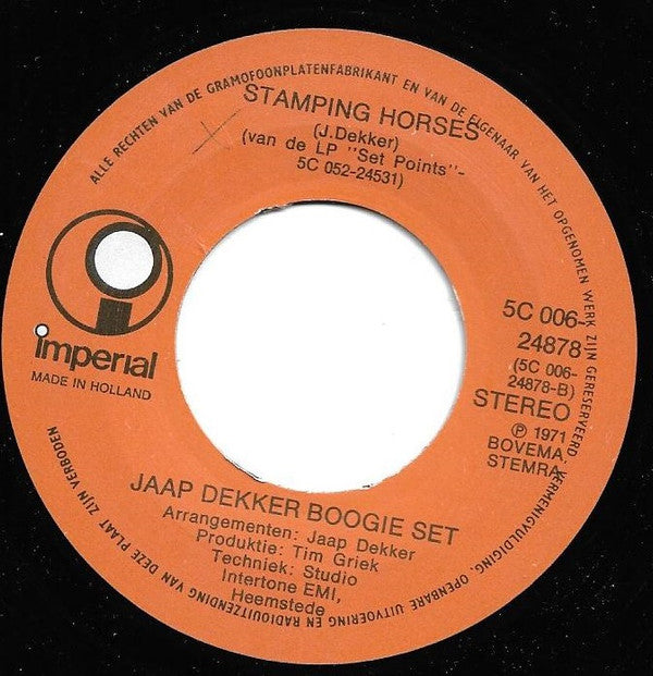 Jaap Dekker Boogie Set : Ik Sta Op Wacht (7", Single)