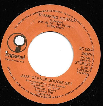 Jaap Dekker Boogie Set : Ik Sta Op Wacht (7", Single)