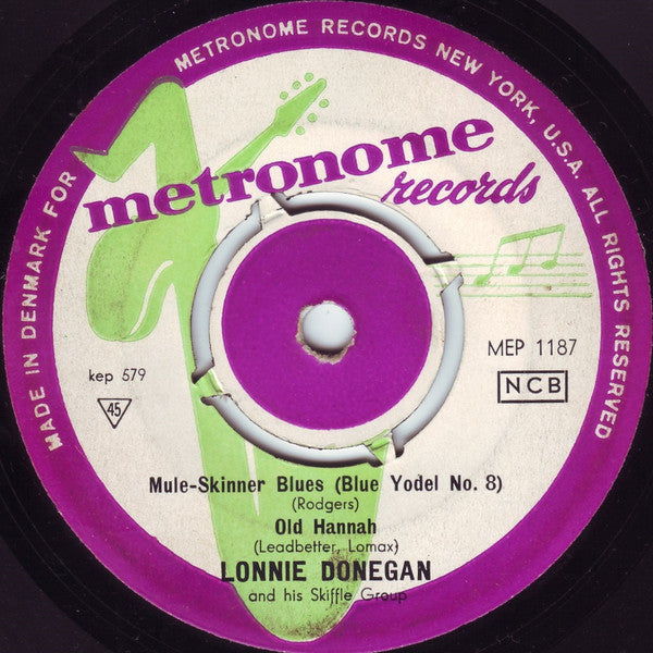 Lonnie Donegan's Skiffle Group : Donegan On Stage (Lonnie Donegan At Conway Hall) (7", EP)