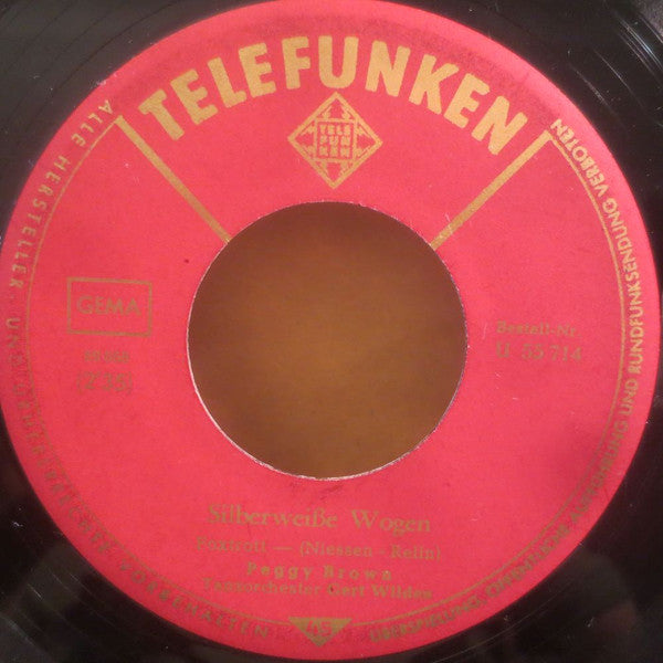 Peggy Brown : Eine Träne Fiel Ins Meer / Silberweiße Wogen (7", Single)