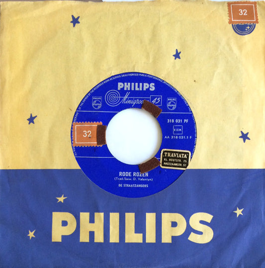 De Straatzangers : Rode Rozen (7", Single)