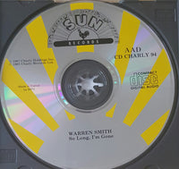 Warren Smith (3) : So Long I'm Gone (CD, Comp)