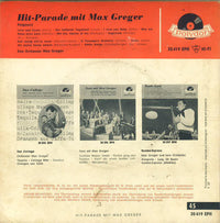 Max Greger Und Sein Orchester : Hit-Parade Mit Max Greger (7", EP, Mono)