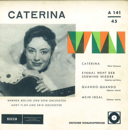 Caterina Valente, Silvio Francesco : Caterina (7", EP, Club)