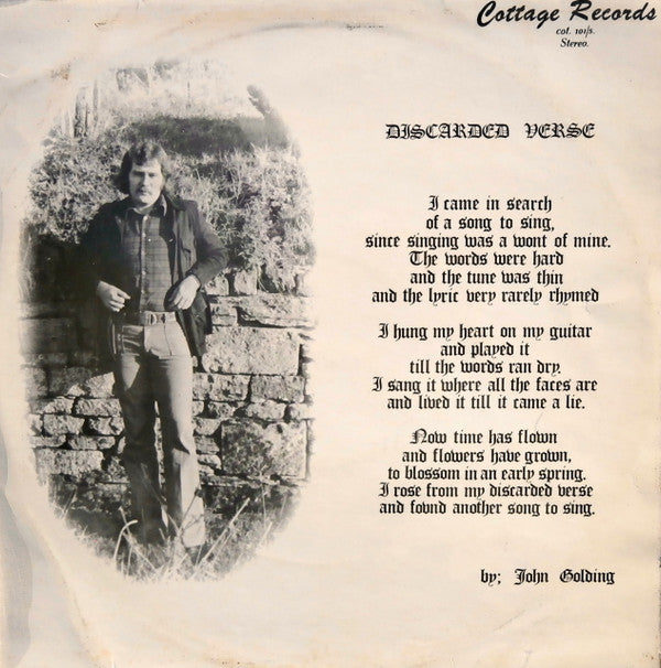 John Golding : Discarded Verse (LP, Album)