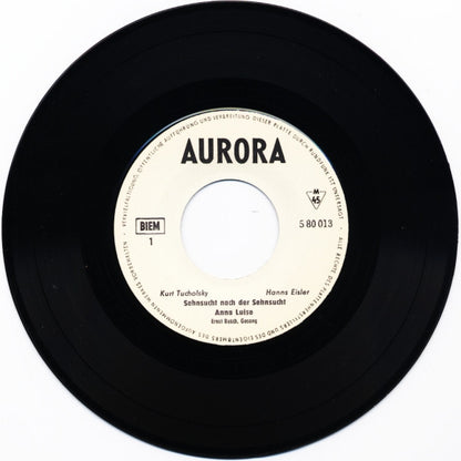 Ernst Busch - Kurt Tucholsky, Hanns Eisler : An Preußischen Kaminen (2x7", Mono, Whi)