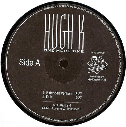 Hugh K* : One More Time (12")
