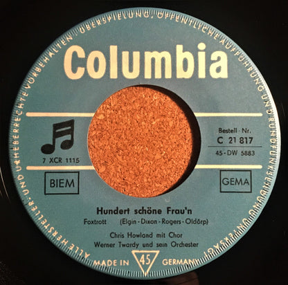 Chris Howland : Hundert Schöne Frau'n / Elisabeth (7", Single, Mono)