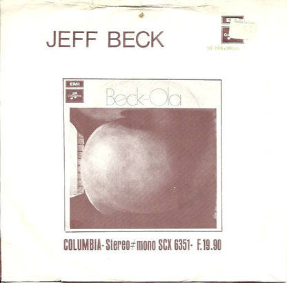 Jeff Beck Group : Plynth (Water Down The Drain) (7", Single, Mono)