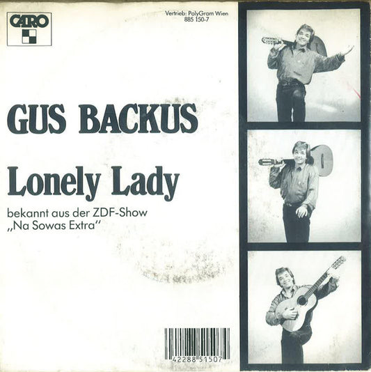 Gus Backus : Lonely Lady (7", Single)