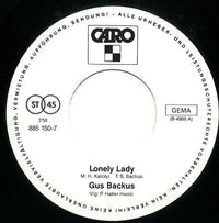 Gus Backus : Lonely Lady (7", Single)