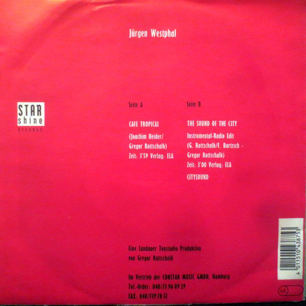 Jürgen Westphal : Cafe Tropical (7", Single)