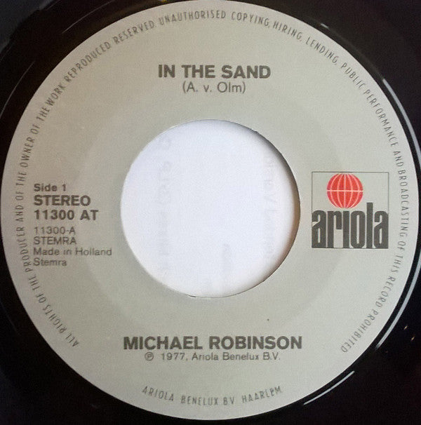 Michael Robinson (10) : In The Sand (7", Single)